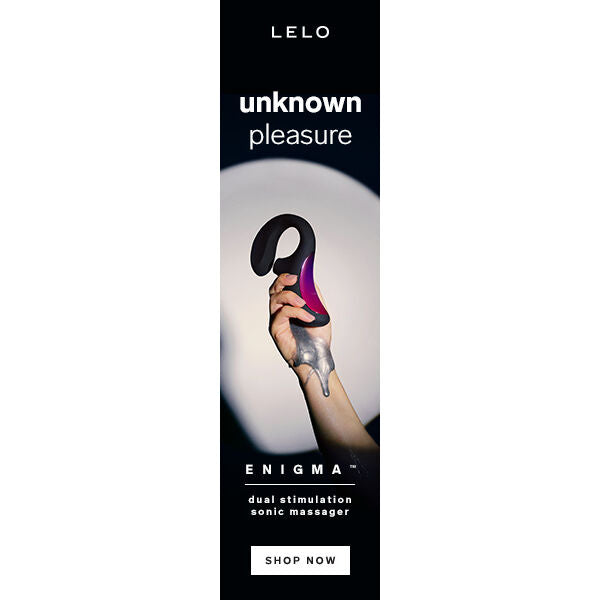 LELO - ENIGMA kaksoisimuteknologiaan perustuva paineaaltokiihotin, musta
