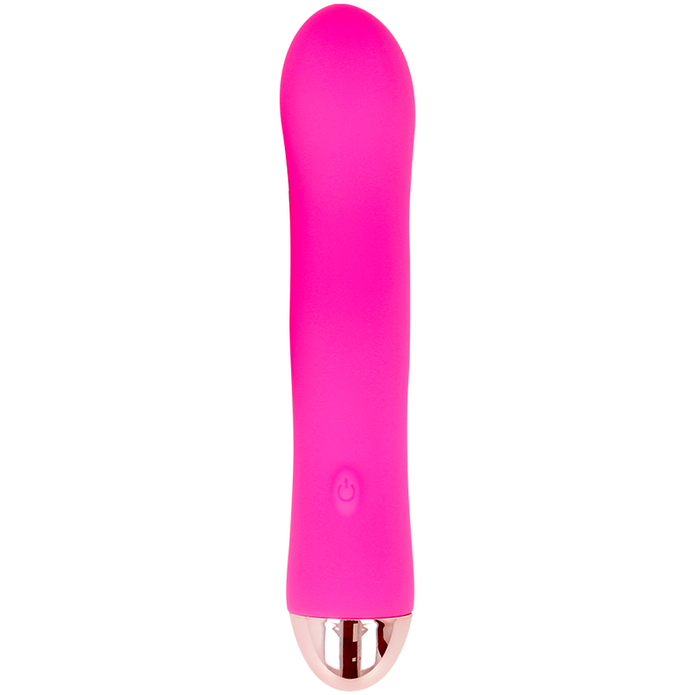 DOLCE VITA – UPPLADDNINGSBAR VIBRATOR TVÅ ROSA 7 HASTIGHETER