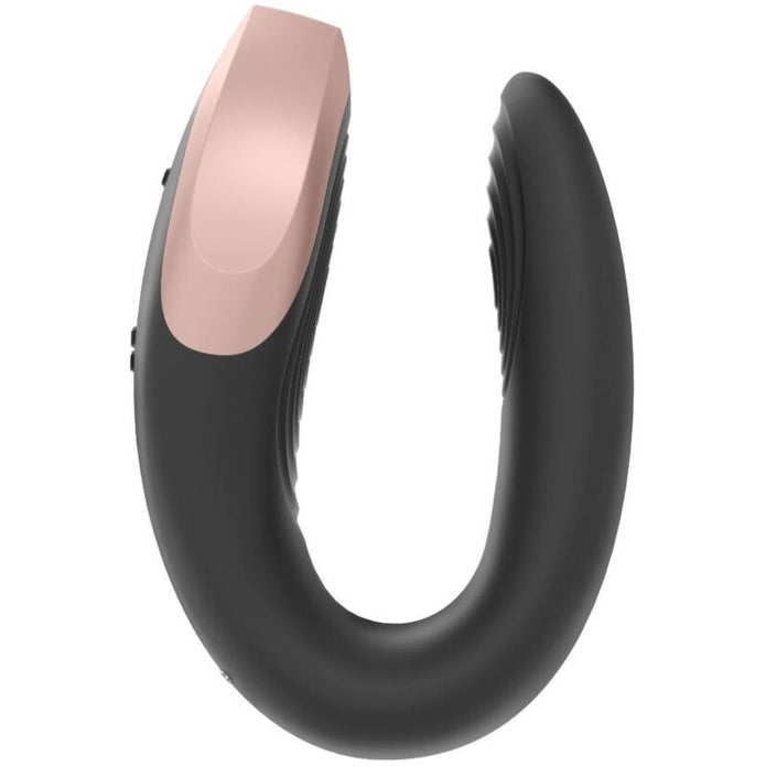 SATISFYER - DOUBLE LOVE LYXVIBRATOR FÖR PAR SVART