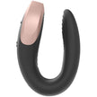 SATISFYER - DOUBLE LOVE LYXVIBRATOR FÖR PAR SVART