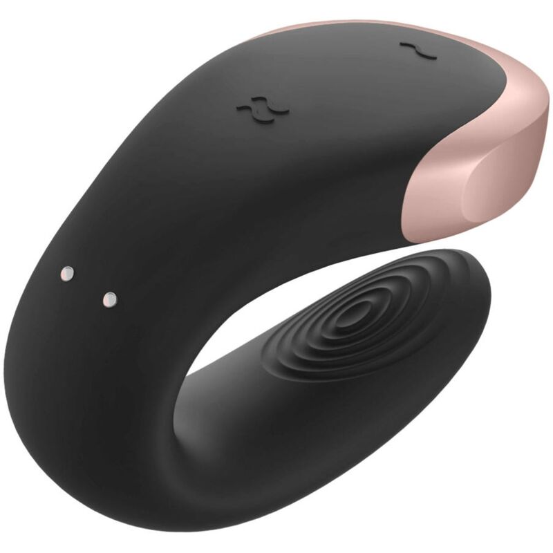 SATISFYER - DOUBLE LOVE LYXVIBRATOR FÖR PAR SVART