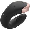 SATISFYER - DOUBLE LOVE LYXVIBRATOR FÖR PAR SVART