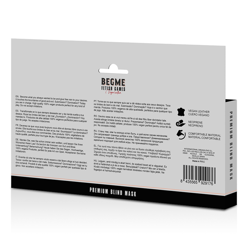 BEGME - Black Edition - Premium naamio 