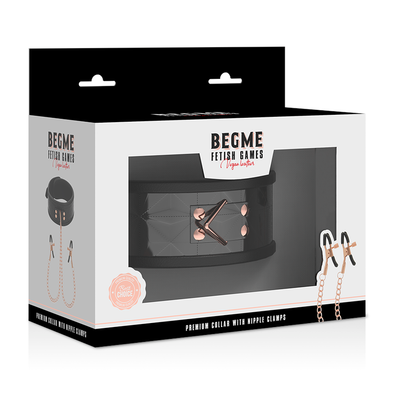 BEGME - kaulapanta nänniklipseillä Black Edition