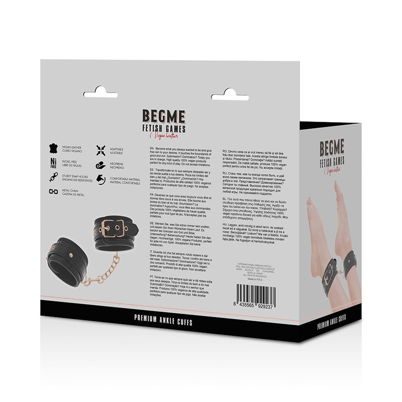 BEGME - Premium Black Edition  nilkkakahleet