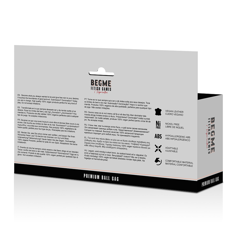 BEGME - Black Edition suukapula