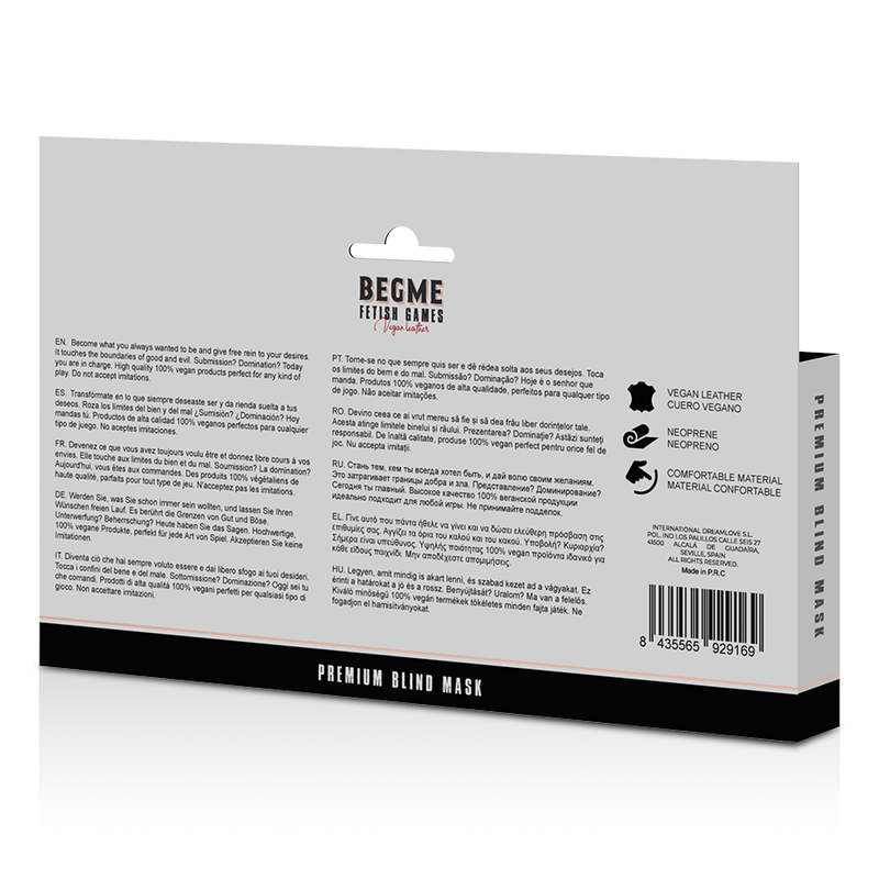 BEGME - Red Edition - neopreenivuorinen silmäside