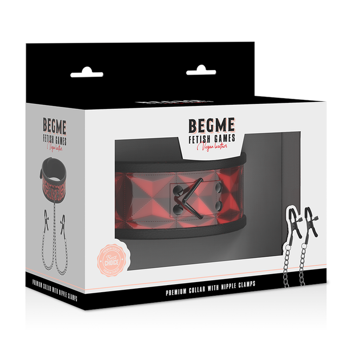 BEGME - Red Edition -  kaulapanta nännipihdeillä