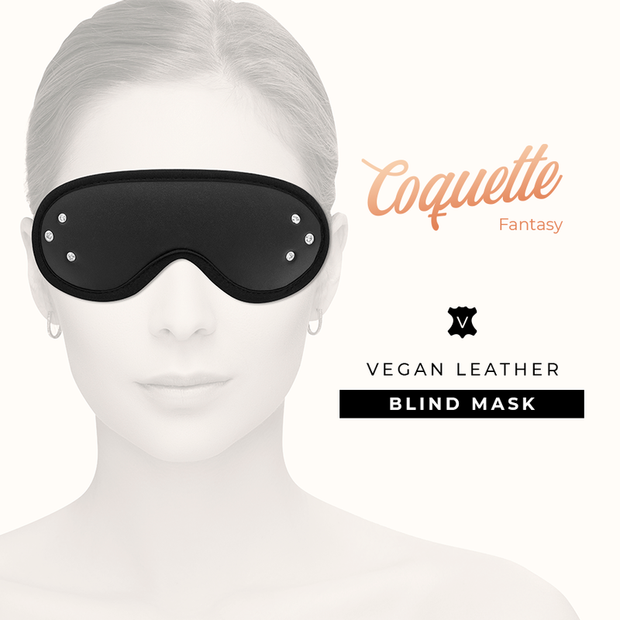 COQUETTE CHIC DESIRE – BLINDMASK I FANTASY VEGANSKT LÄDER MED NEOPRENFODER