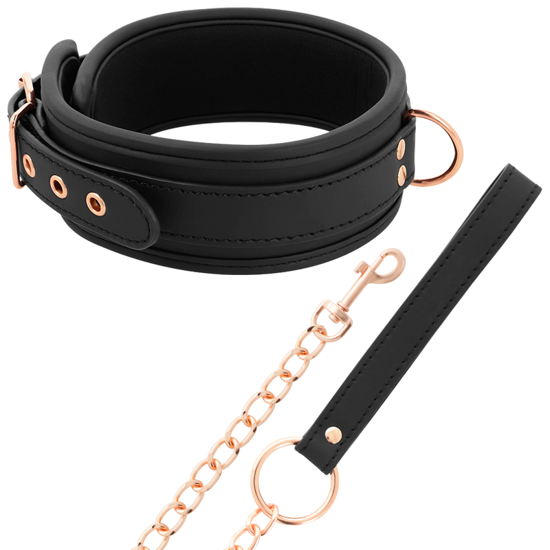 COQUETTE CHIC DESIRE – HALSBAND I VEGANLÄDER MED NEOPRENFODER