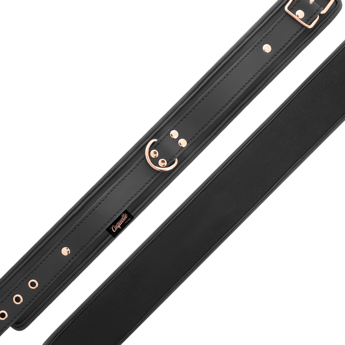 COQUETTE CHIC DESIRE – HALSBAND I VEGANLÄDER MED NEOPRENFODER