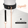 COQUETTE CHIC DESIRE – HALSBAND I VEGANLÄDER MED NEOPRENFODER