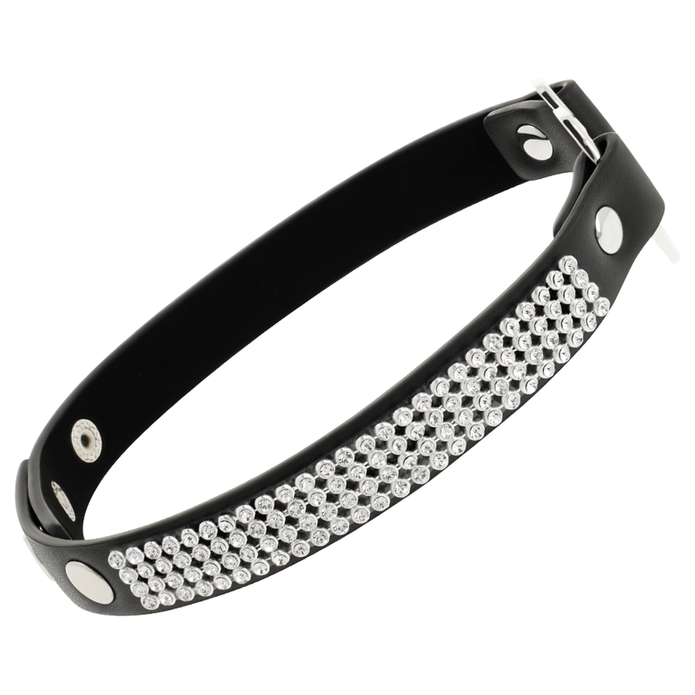 COQUETTE CHIC DESIRE – VEGANSKT CHOKERHALSBAND I LÄDER MED HJÄRTA
