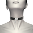 COQUETTE CHIC DESIRE - CHOKER I VEGANLÄDER MED DUBBLA RINGAR