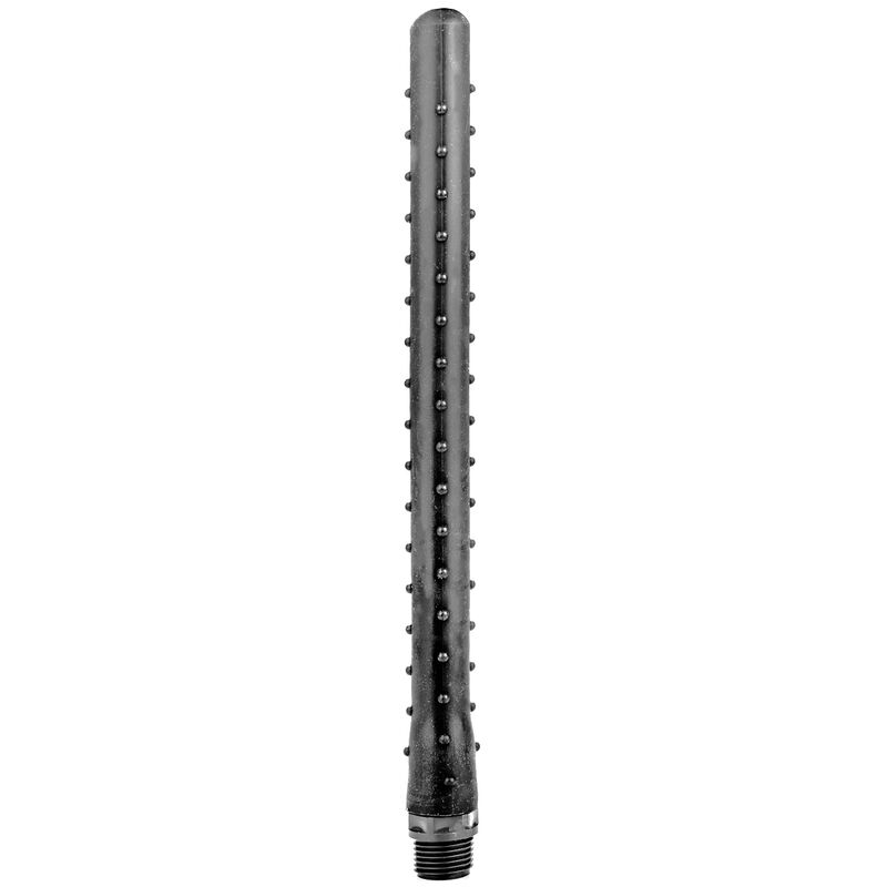 ALL BLACK – UURRETTU SILIKONINEN ANAALISUIHKU 27 CM