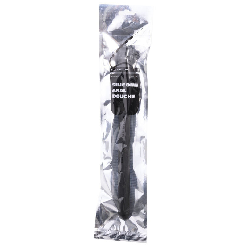 ALL BLACK – UURRETTU SILIKONINEN ANAALISUIHKU 27 CM