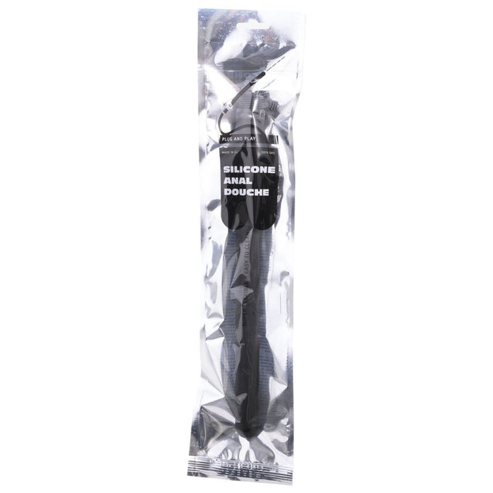 ALL BLACK – UURRETTU SILIKONINEN ANAALISUIHKU 27 CM