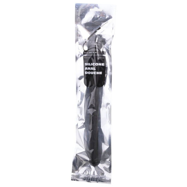ALL BLACK – UURRETTU SILIKONINEN ANAALISUIHKU 27 CM