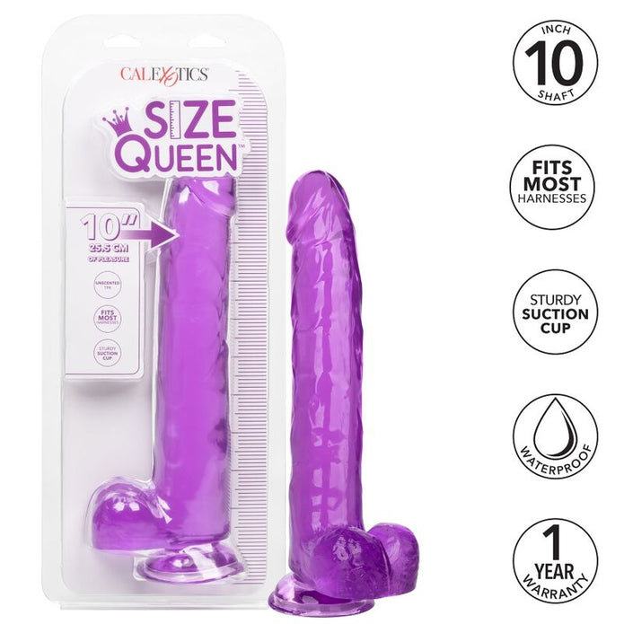 CALEXOTICS - Dildo Size Queen 25,5 cm, violetti
