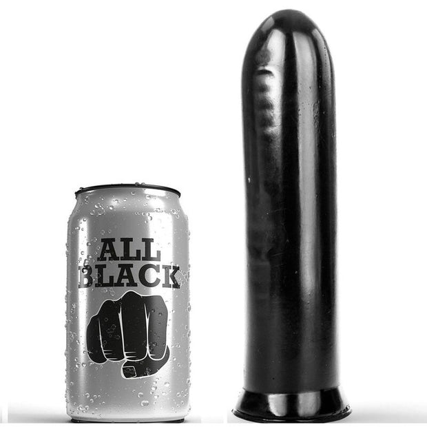 HELSVART - DILDO SVART 19 CM