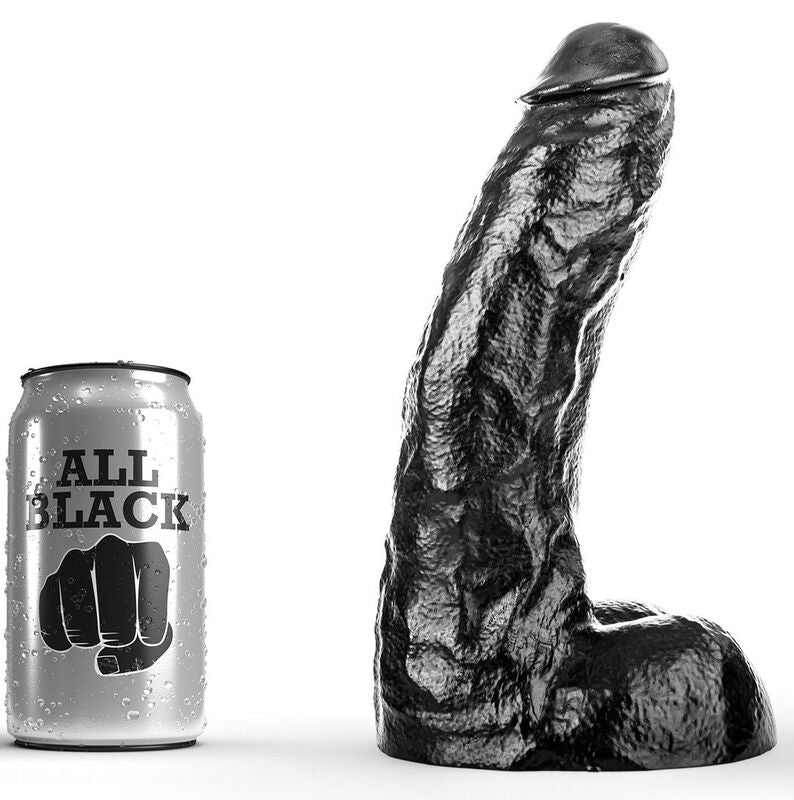 ALL BLACK - DILDO 25,5 CM