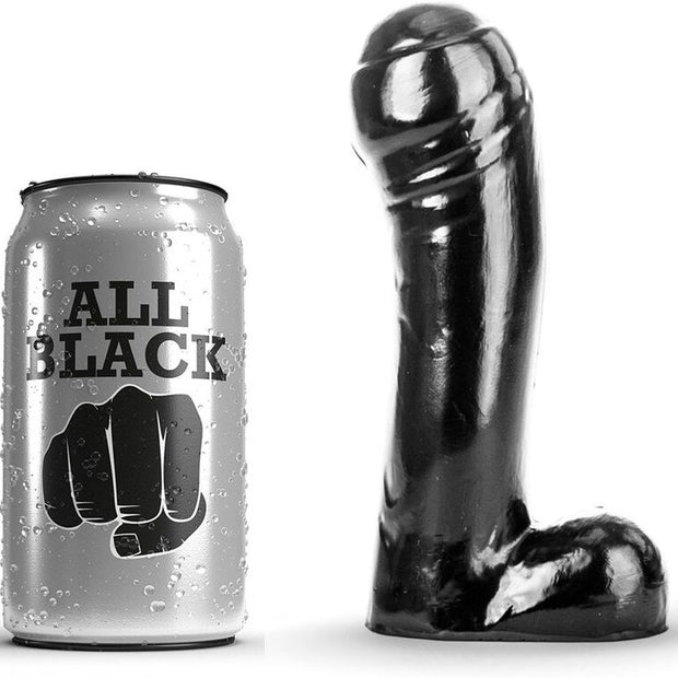 HELSVART - DILDO SVART 15 CM