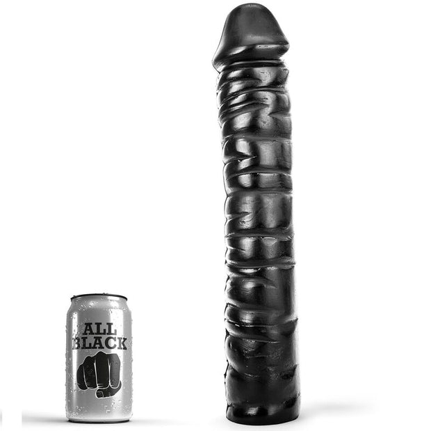 ALL BLACK - Dildo 38 cm 