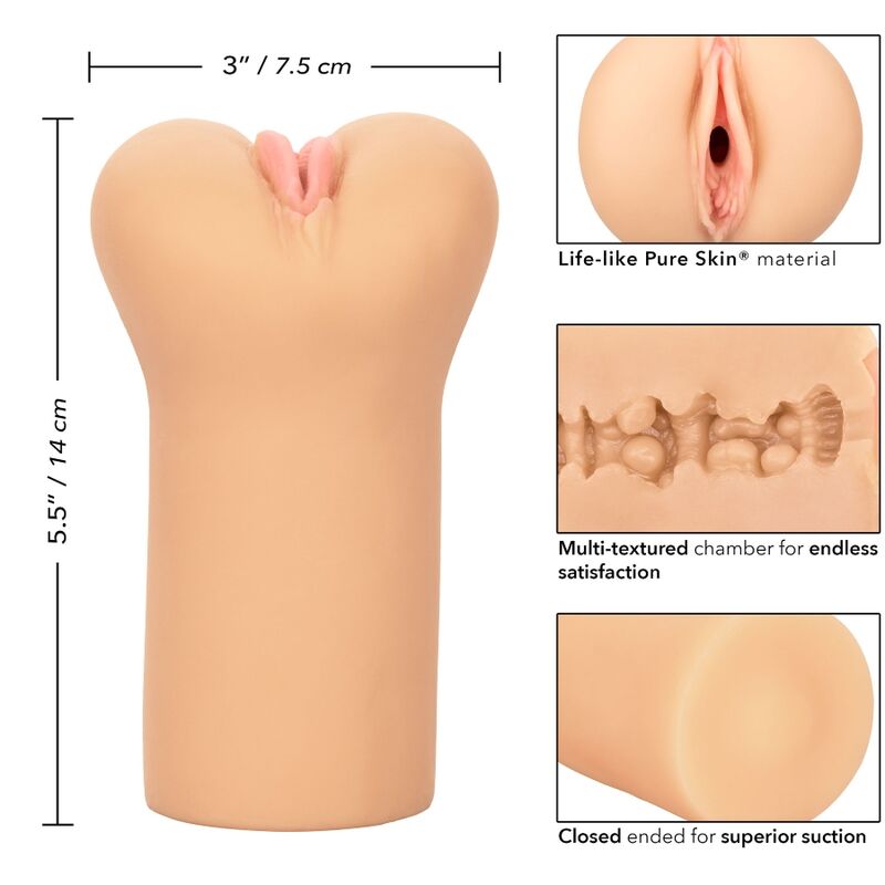 CALEXOTICS - Vulva Stroker vaalealle iholle