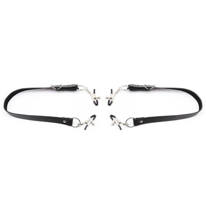 OHMAMA FETISH - CLITORIS CLAMPS WITH LEG STRAPS