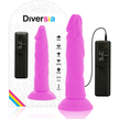 DIVERSIA - Joustava värisevä dildo  23 CM -O- 4.3 CM