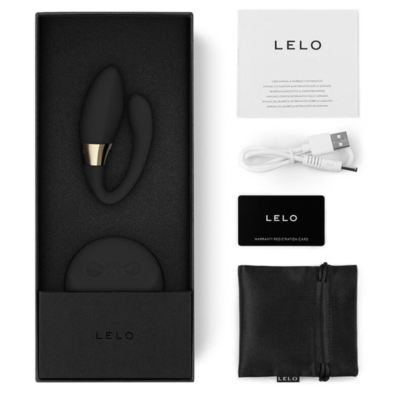 LELO - Duo-pariskuntavibraattori, musta