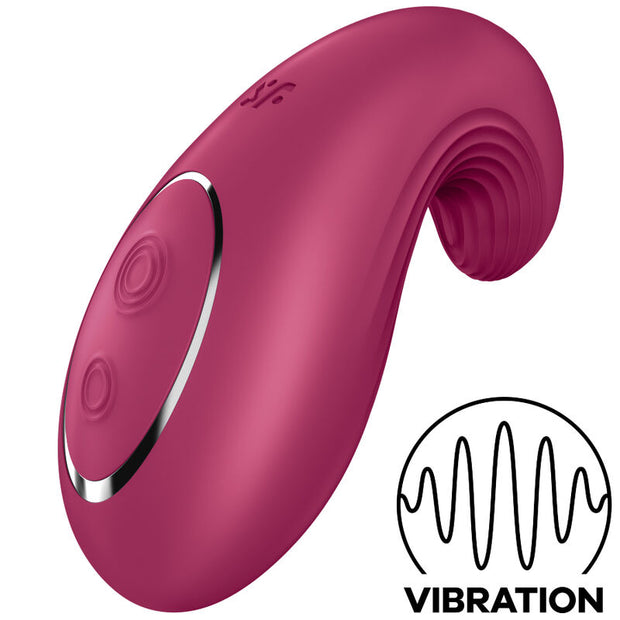 SATISFYER - DIPPING DELIGHT PÅLÄGGsvibrator RÖD