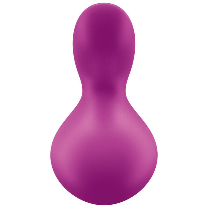 SATISFYER - VIVA LA VULVA 3 PÅLÄGG SVENSK VIBRATOR LILA