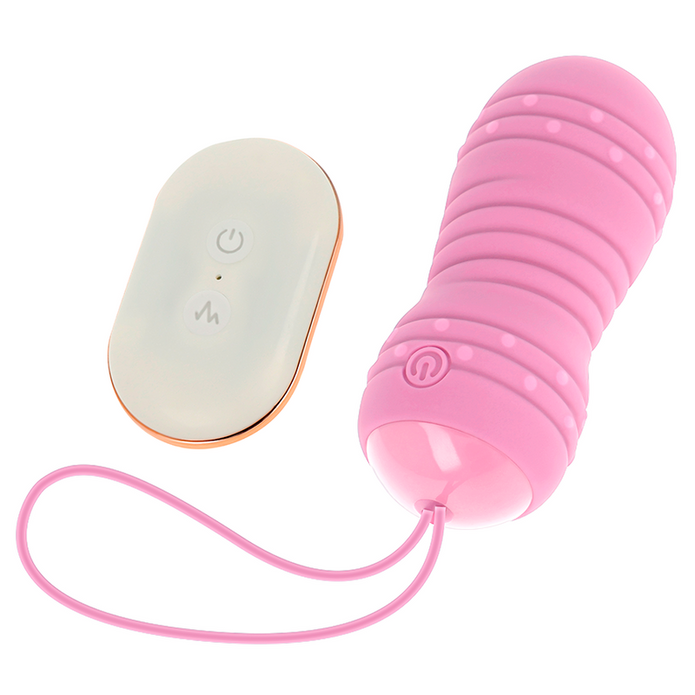 OHMAMA - Kauko-ohjattava vibraattorimuna, 7 pyörivää toimintoa, pinkki