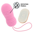 OHMAMA - Kauko-ohjattava vibraattorimuna, 7 pyörivää toimintoa, pinkki