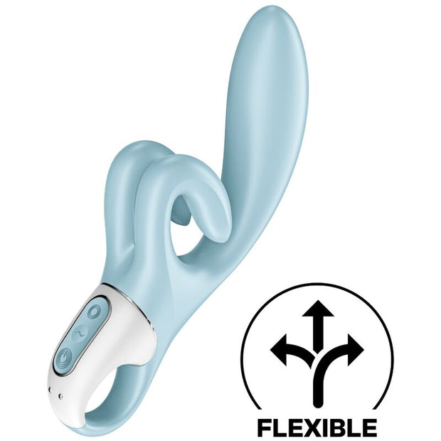 SATISFYER - TOUCH ME RABBIT VIBRATION BLÅ