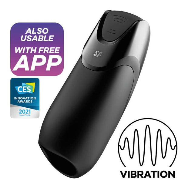 SATISFYER - MEN VIBRATION+ SVART