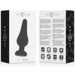 INTENSE - ANALPLUGG PIPO L SVART SILIKON 13 CM
