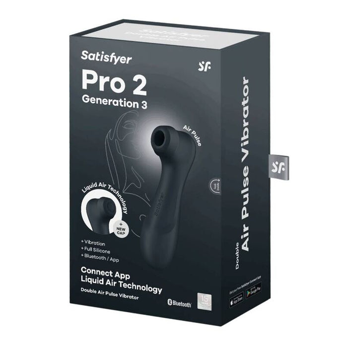SATISFYER - PRO 2 GENERATION 3 SVART BLUETOOTH & APP
