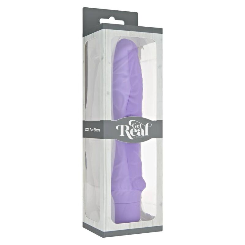 GET REAL - KLASSISK STOR LILA VIBRATOR