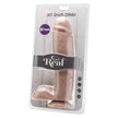 GET REAL - DILDO 25,5 CM MED KULOR VIBRATOR HUD