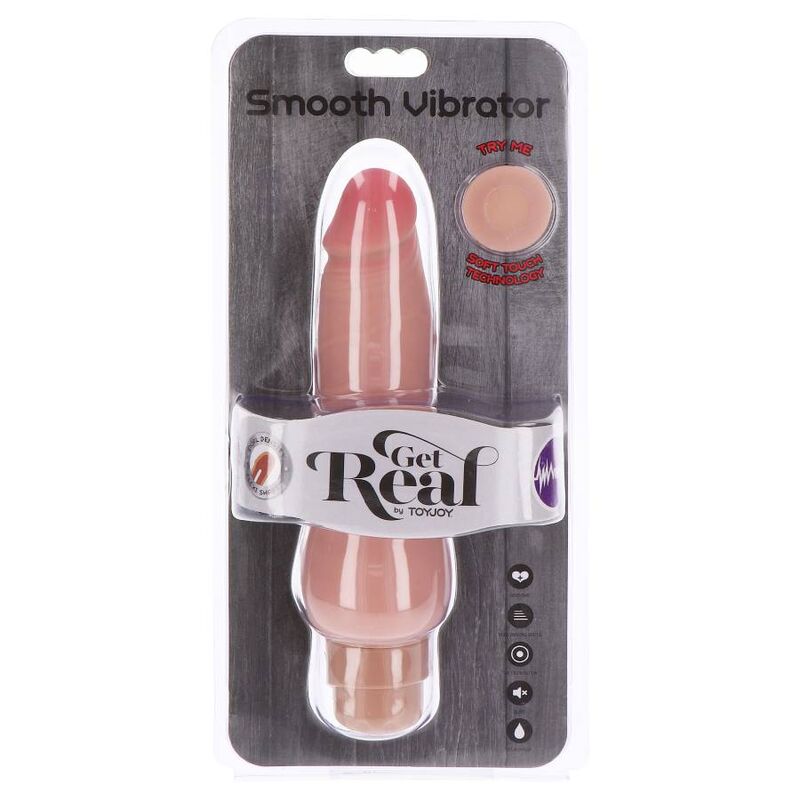 GET REAL - Dual Density Smooth -Realistinen vibraattori