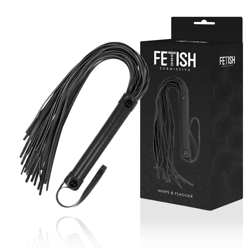 FETISH SUBMISSIVE - Vegaaninahkainen piiska