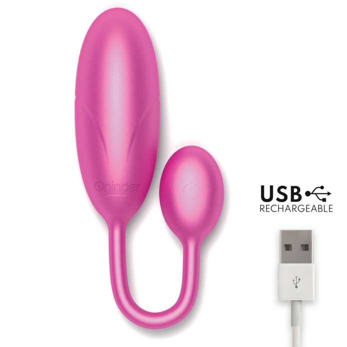 ONINDER - värisevä kuula pinkki 7 x 2,7 cm + sovellus