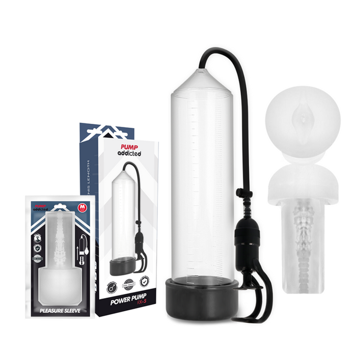 PUMP ADDICTED - RX5 TRANSPARENT MED MASTURBATOR