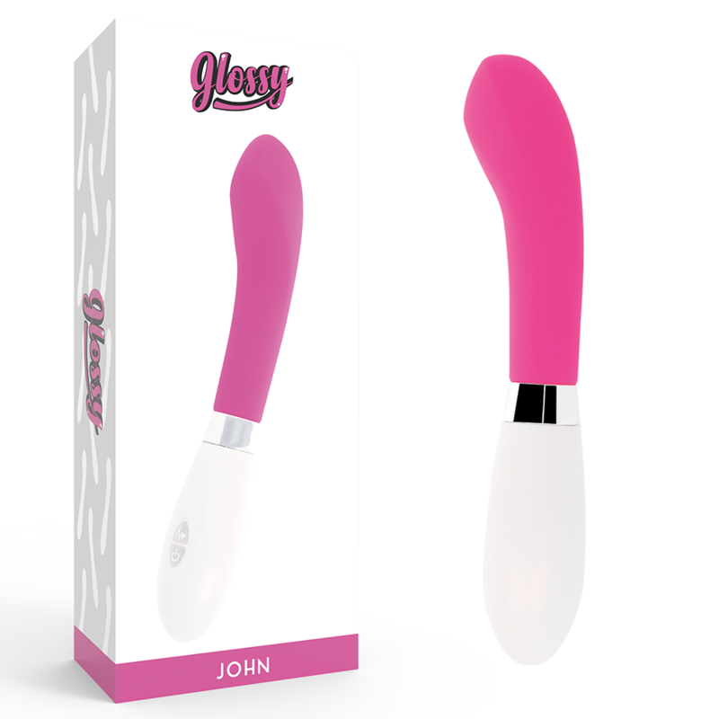 GLOSSY - Curve vibraattori vaaleanpunainen