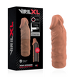 VIRILXL - FLYTANDE SILIKON V5 BRUN PENISFÖRLÄNGARE