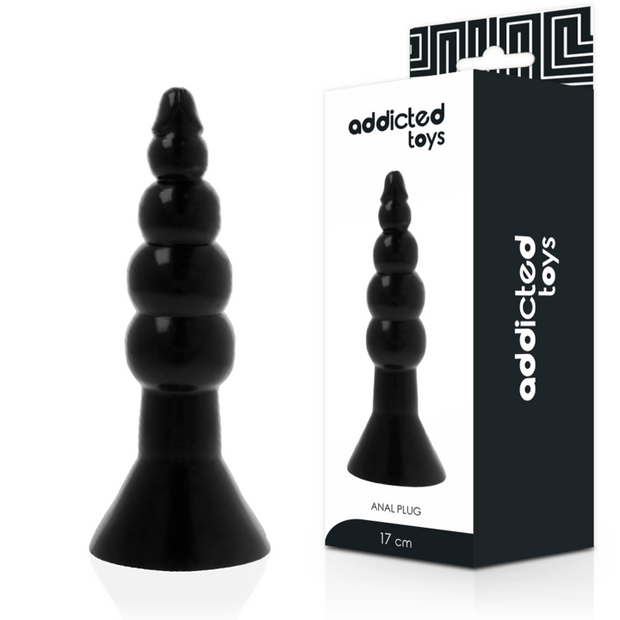 ADDICTED TOYS - ANALPLUGG 17 CM SVART