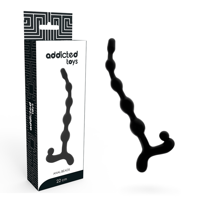 ADDICTED TOYS - Anaalinappiketju 22 cm musta