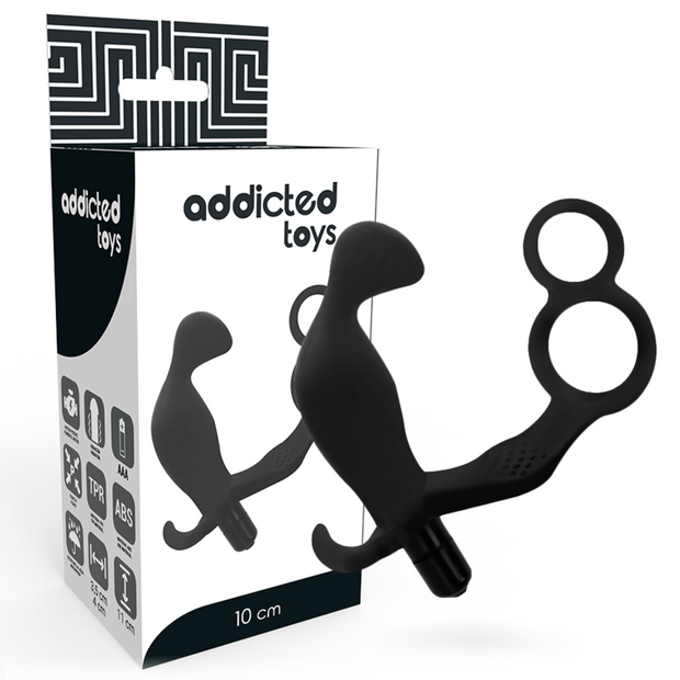 DDICTED TOYS – Anaalitappi tuplapenisrenkaalla